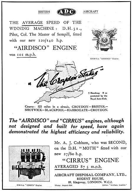 ADC Aircraft - Airdisco & Cirrus Aero Engines                    