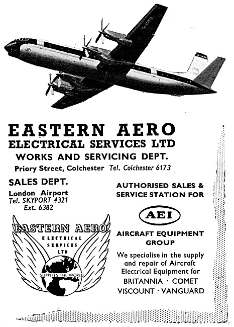 AEI AEI Associated Electrical Industries. Eastern Aero Electrical