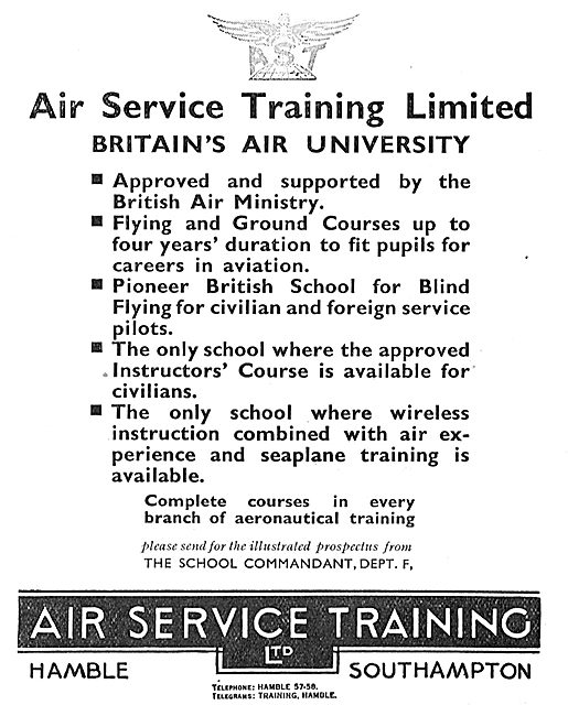 Air Service Training. AST. Approved Instructors Courses          
