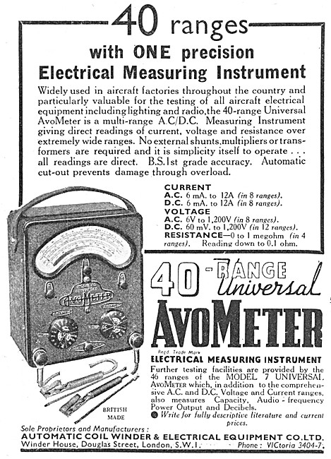 AVO 40 Range Universal AvoMeter                                  