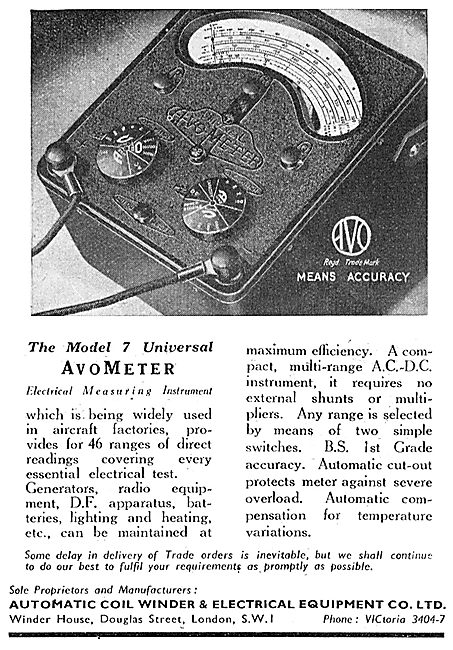 AVO AvoMeter Model 7                                             