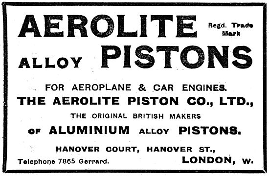 Aerolite Aluminium Alloy Pistons                                 