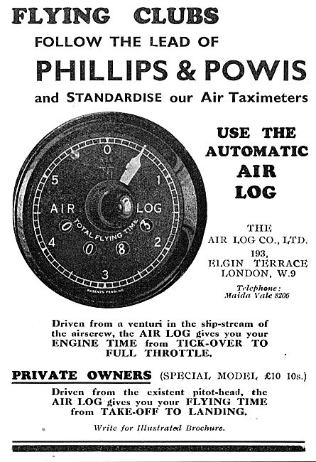 Phillips & Powis Use The Automatic Air Log                       