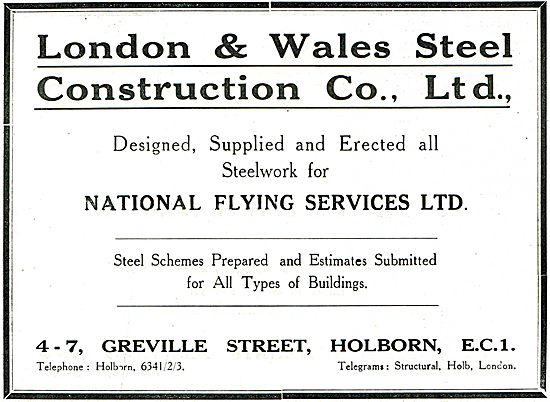 London & Wales Steel Contruction - Suppliers To NFS Ltd          