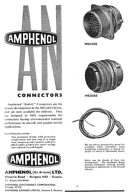 Amphenol Electrical Connectors                                   