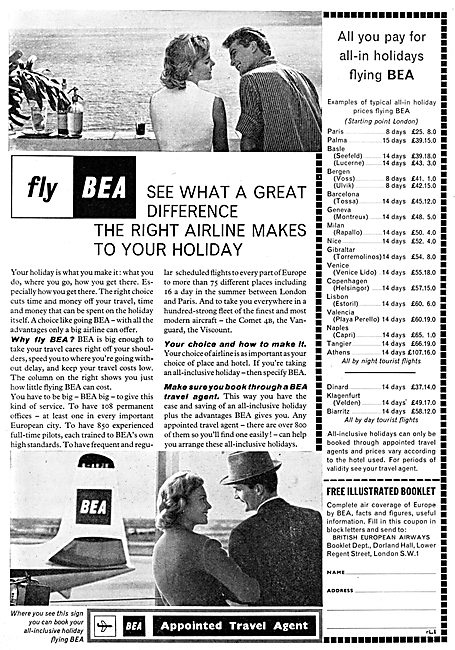 BEA. British European Airways                                    
