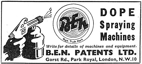 B.E.N.Patents Portable Dope Spraying Machine                     