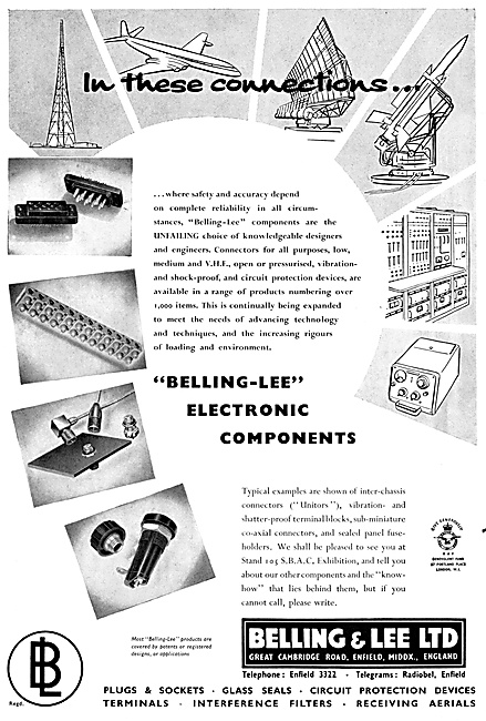 Belling & Lee Aircraft Electronic Components                     