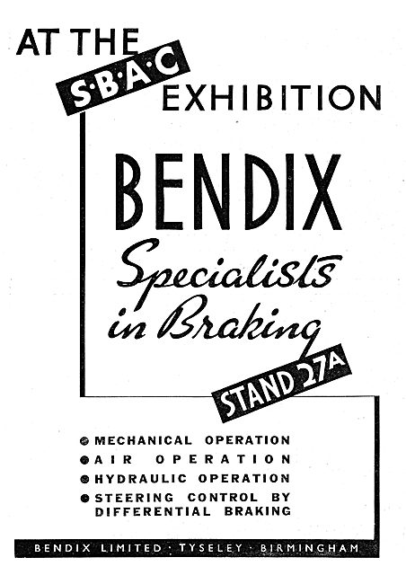 Bendix Aircraft Brakes                                           