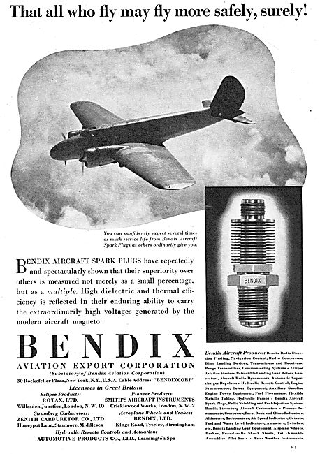 Bendix Spark Plugs                                               