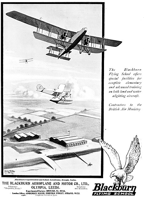 Blackburn Aircraft - Blackburn Flying School Brough 1925         