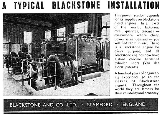 Blackstone & Co. Industrial Engines & Power Installations        