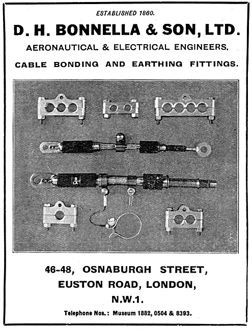 D.H.Bonella Aeronautical & Electrical Engineers  Electrical Parts