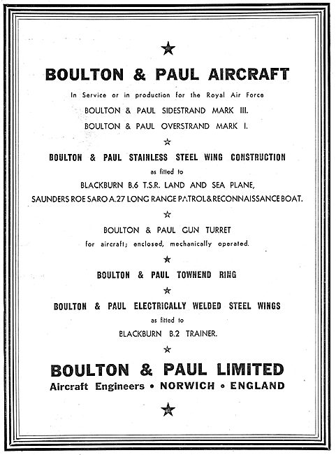 Boulton & Paul Overstrand Mark I                                 