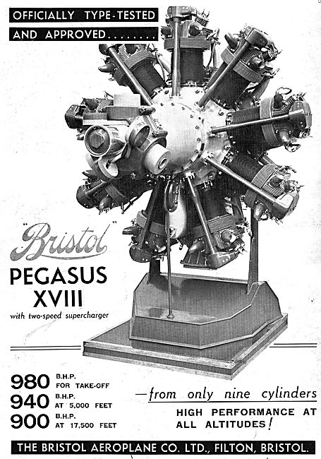 Bristol Pegasus XVIII (2 Speed Supercharger)                     