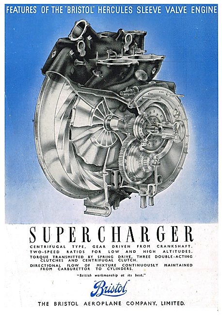 Features Of The Bristol Hercules: Supercharger                   
