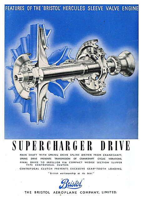 Features Of The Bristol Hercules: Supercharger Drive             