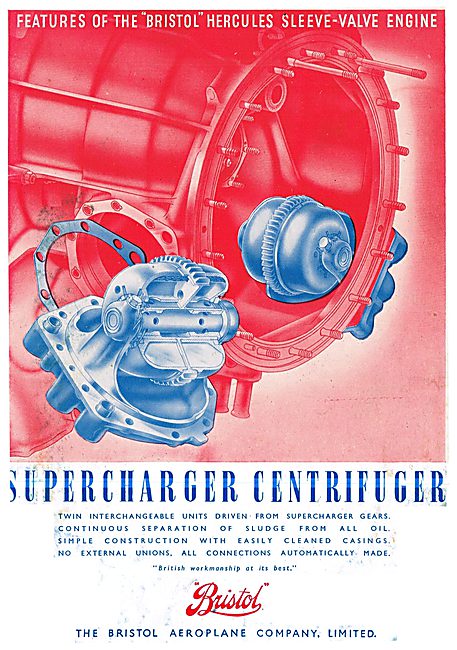 Features Of The Bristol Hercules: Supercharger Centrifuger       