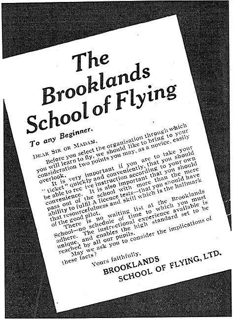 Learn To Fly At The Brooklands School Of Flying                  