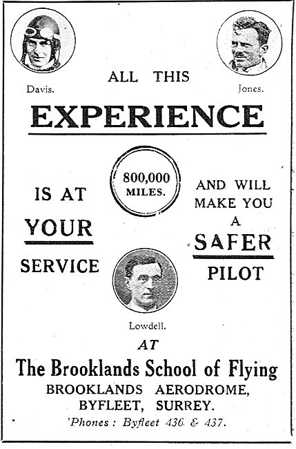 All This Experience Is At Your Service - Brooklands Flying School