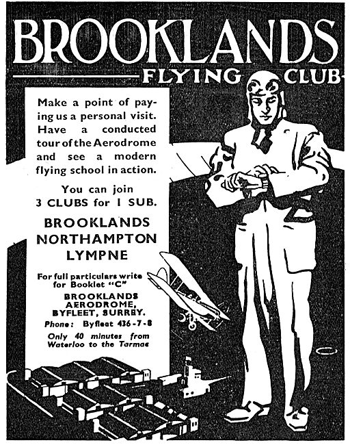 Brooklands School Of Flying - Pay Us A Visit For A Free Tour.    