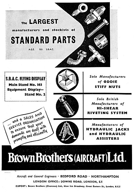 Brown Brothers Hi-Shear Riveting System For Aircraft             