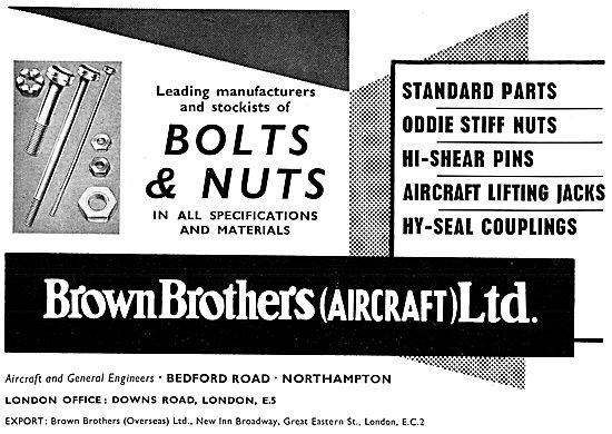 Brown Brothers Nuts, Bolts. AGS                                  