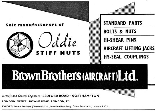 Brown Brothers Aeronautical Engineers Aircraft Parts - Oddie     