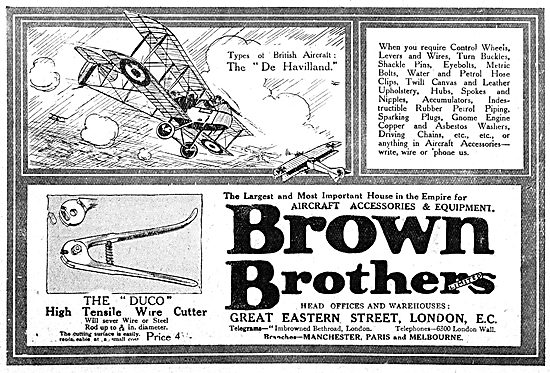 Brown Brothers Aircraft Accessories & Equipment - AGS            