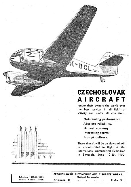 Czechoslovak  CZ  Aircraft                                       