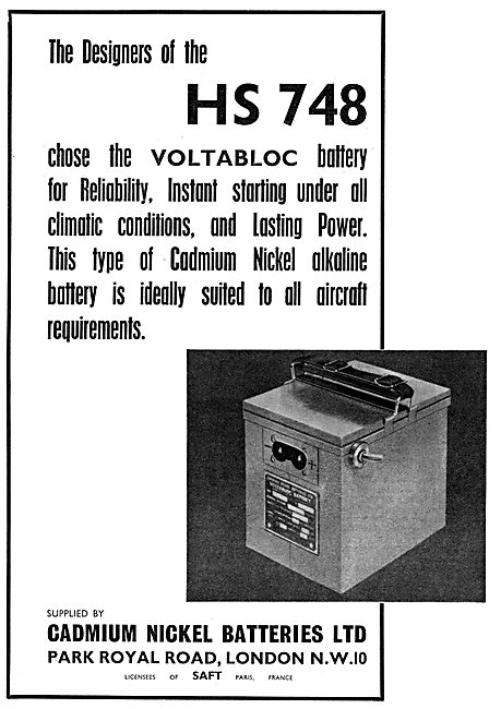 Cadmium Nickel Batteries Ltd - VOLTABLOC Battery                 