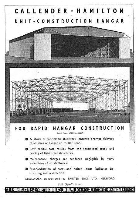 Callender-Hamilton Construction Hangars                          