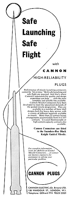 ITT Cannon Electrical Equipment 1959                             