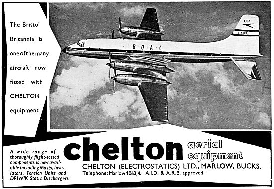 Chelton Aircraft Aerial Equipment 1957                           