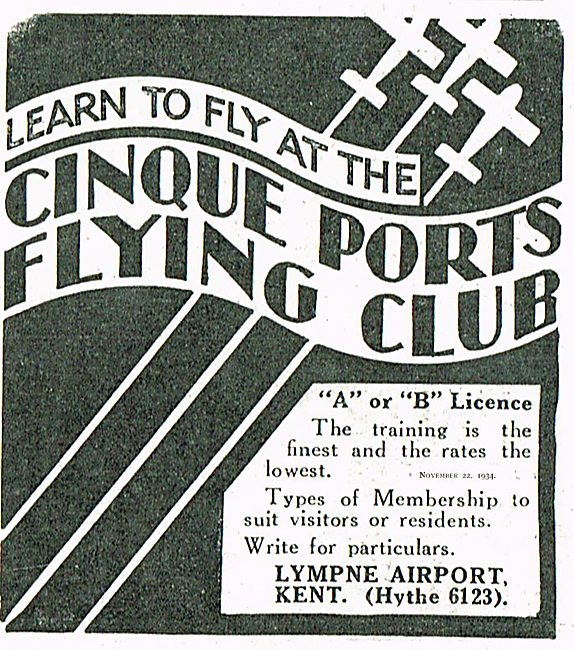 learn To Fly At the Cinque Ports Flying Club                     