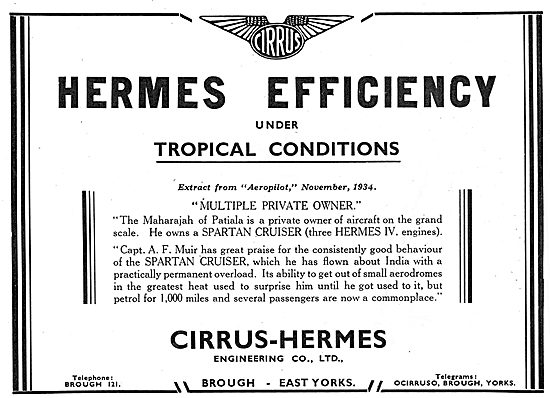 Cirrus-Hermes Aero Engines                                       