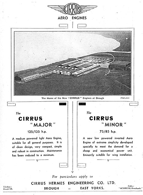 Cirrus Aero Engines At Brough Factory                            