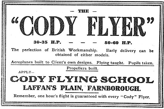 Learn To Fly At The Cody Flying School Laffan's Plain Farnborough