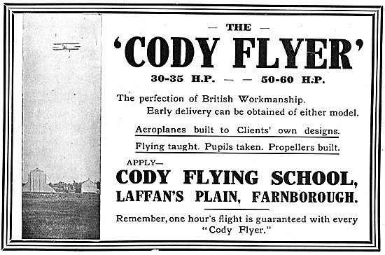 Learn On The Cody Flyer At The Cody Flying School Laffan's Plain 