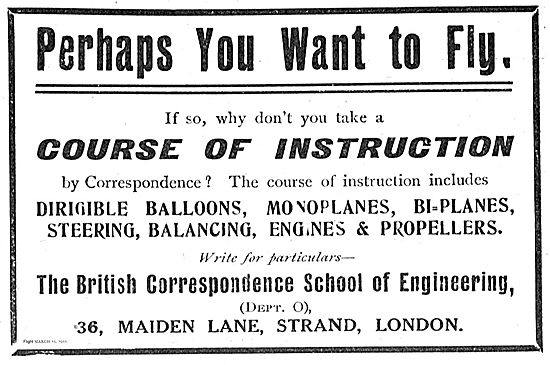 The British Correspondence School Of Engineering. 36 Maiden Lane 