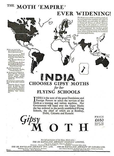 The De Havilland Moth 'Empire' Ever Widening                     