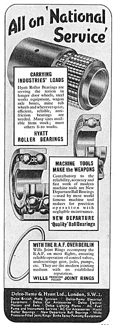 Delco Remy Hyatt Roller Bearings, Machine Tools & Joint Rings    
