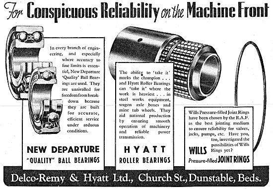 Delco-Remy Hyatt Bearings & Pressure Rings                       