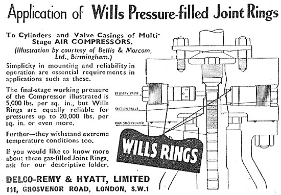 Delco Wills Pressure-Filled Joint Rings                          