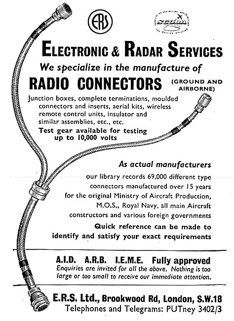 ERS Electronic & Radar Services Radio Connectors                 
