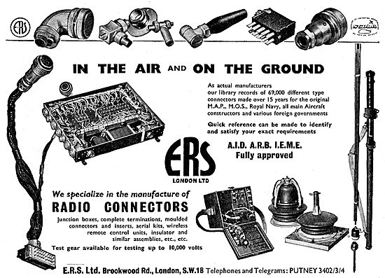 ERS AID ARB & IEME Approved Radio Connectors For Aircraft        