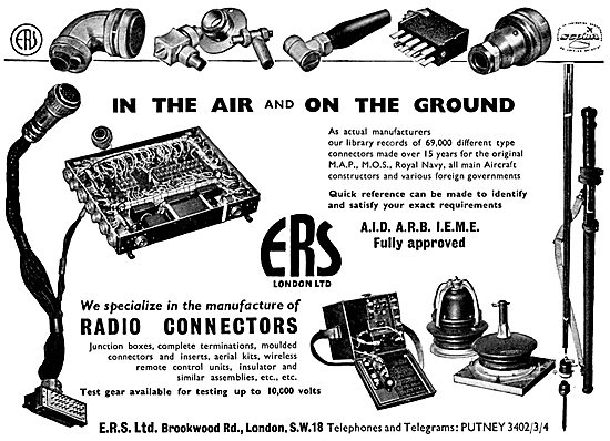 ERS Radio Connectors & Accessories. E.R.S.                       