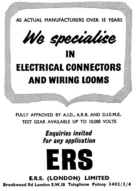 ERS Radio Connectors & Electrical Wiring Looms. E.S.C.           