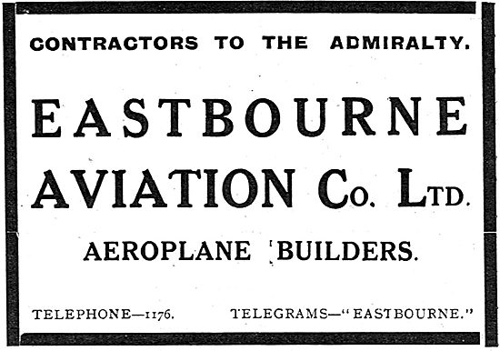 Eastbourne Aviation - Aeroplane Builders                         