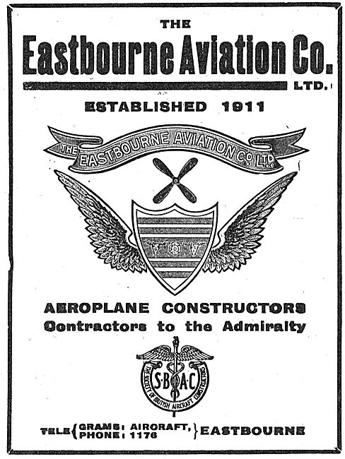 Eastbourne Aviation - Aeroplane Constructors                     